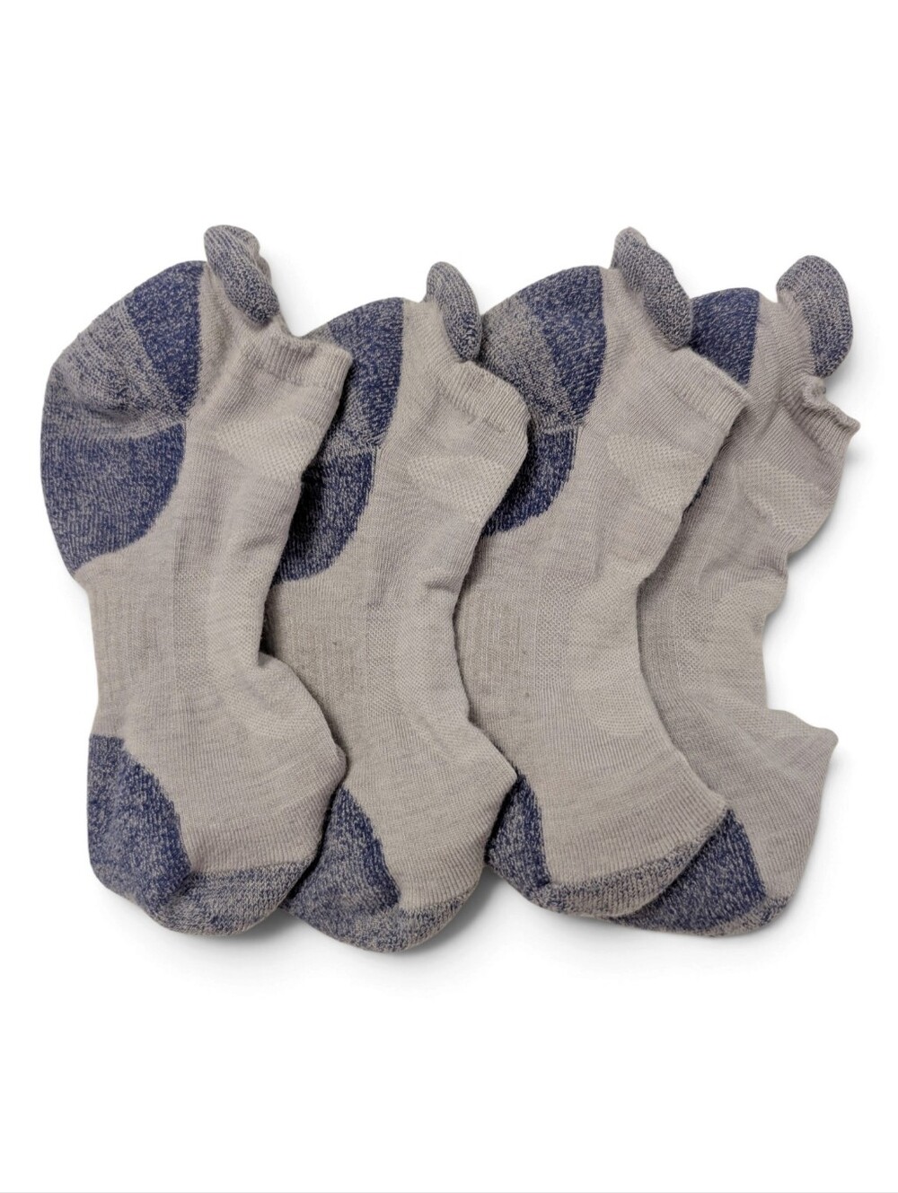SMARTWOOL Performance Hike Run Socks Wool Target Cushion 2-Pair Blue Large